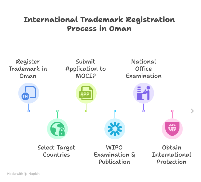 International Trademark registration process in Oman