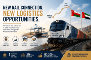 How the New Oman-UAE Railway Line Will Create New Opportunities for Logistics Founders