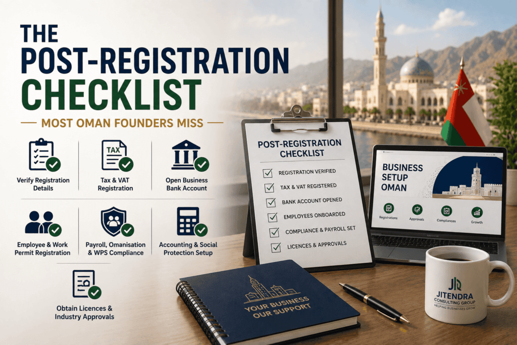 Post-Registration Checklist Oman